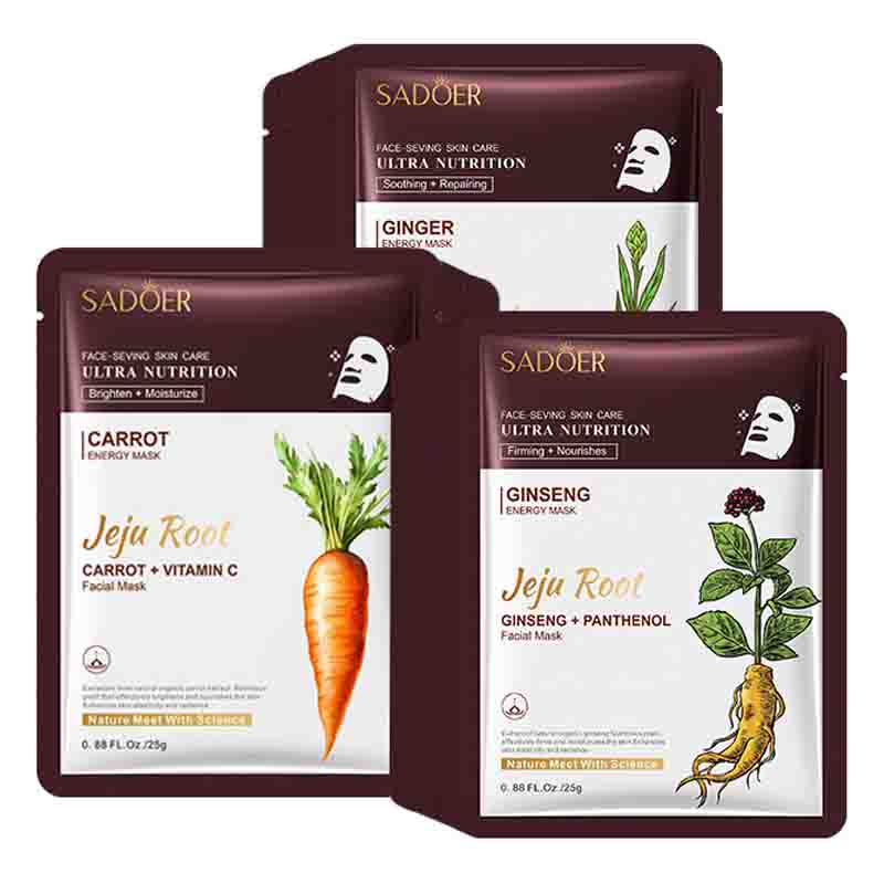 Root Stimulator Liquid - 5 Stück SADOER Pflanzenwurzeln Gesichtsmaske Ginseng