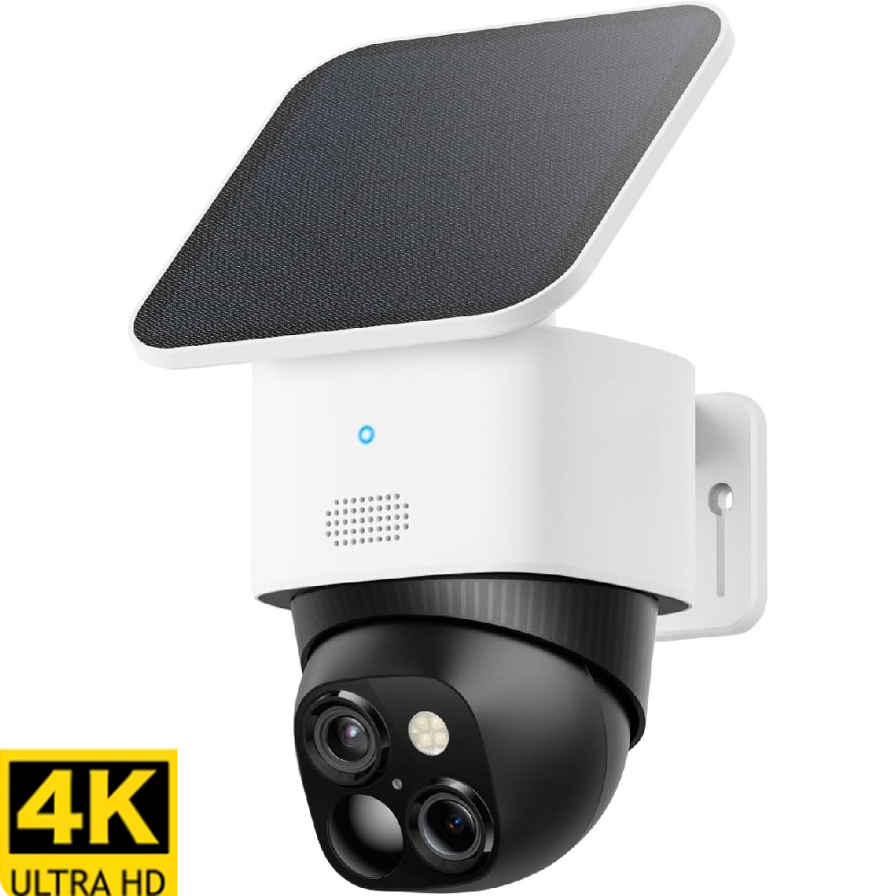 Eufy Camera E220 - Neue 4K Dual-Kamera Solar-Sicherheitskameras Kabellose Außenkameras