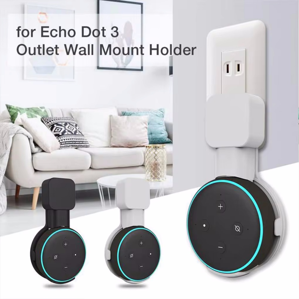 Amazon Speaker Echo Pop - für Echo Dot 3, Wandhalterung, Kabelmanagement-Halterung,