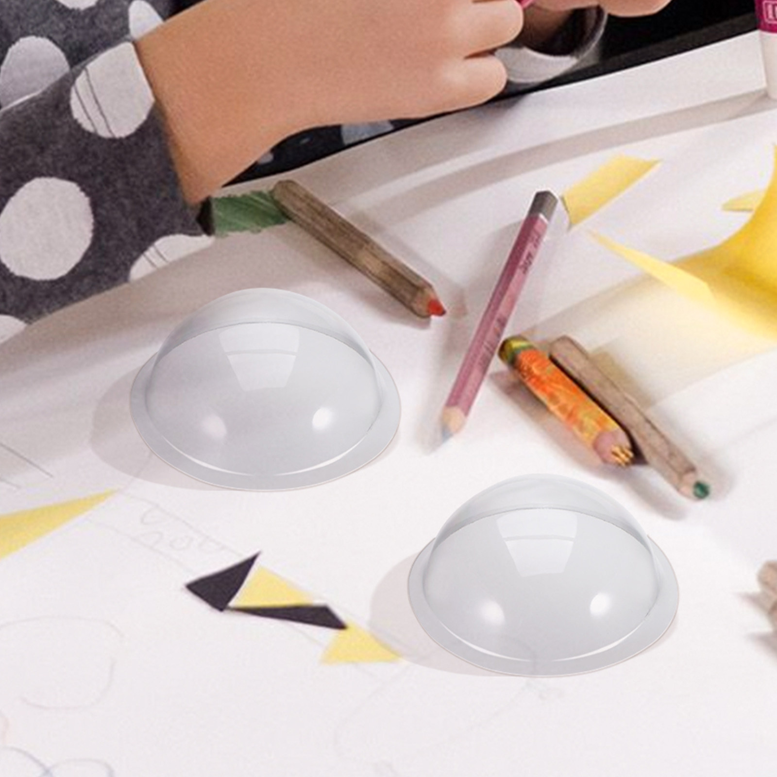 30 Stück Kunststoff-Halbkugel- – Plastic Dome Clear Bewertung und Preis