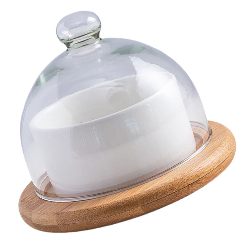 Keramik-Salatschüssel-Set mit  – Plastic Dome Clear Bewertung und Preis