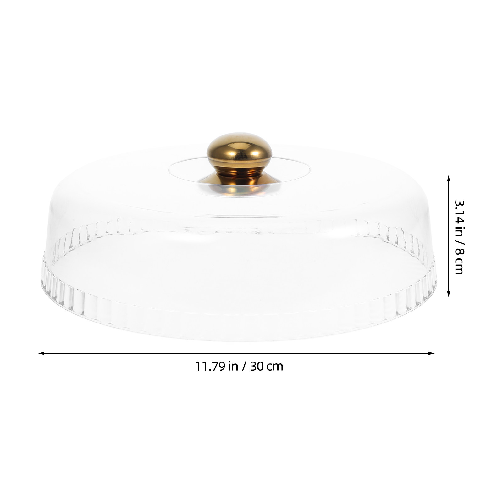 30 cm Klare Acryl-Kuchenglocke – Plastic Dome Clear Bewertung und Preis