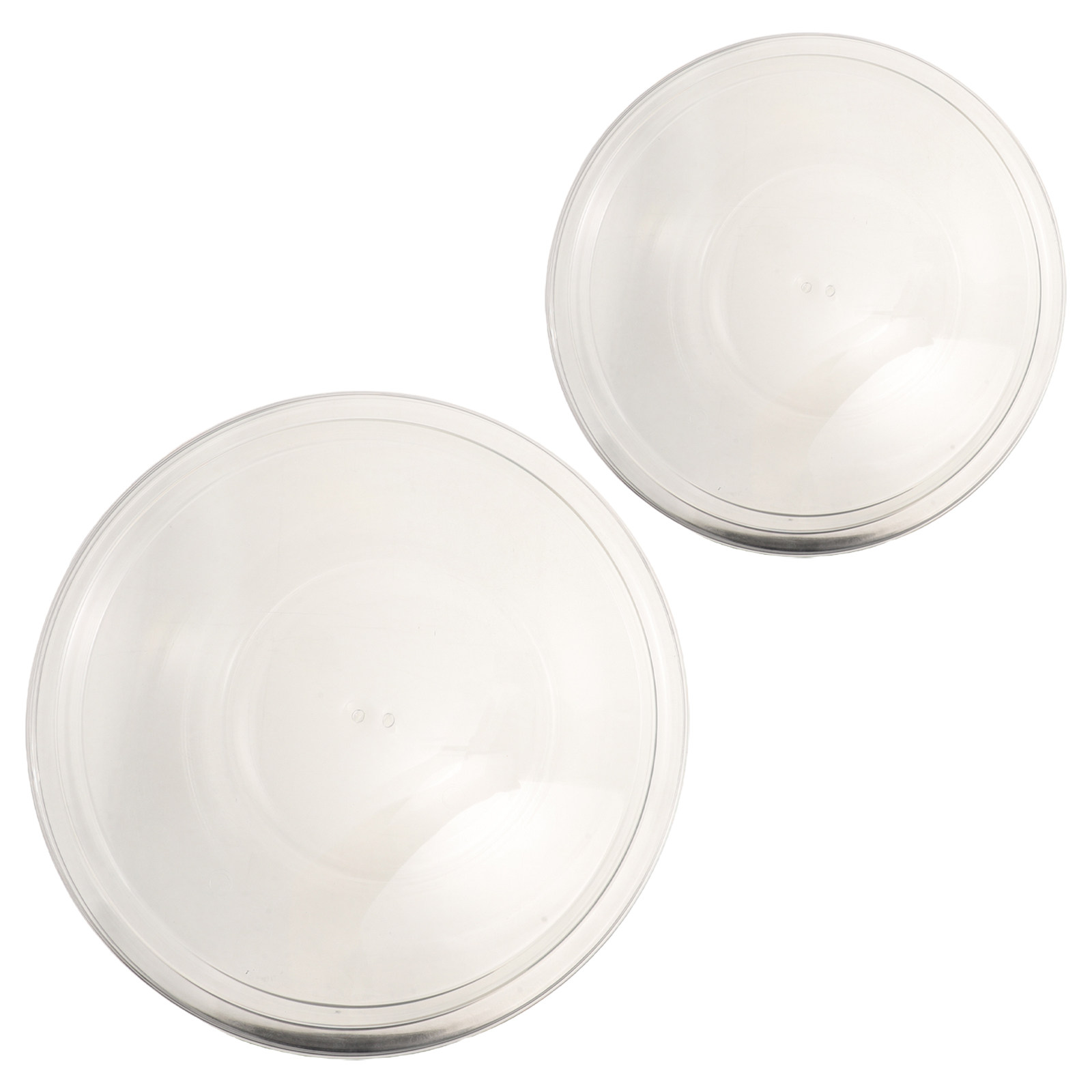 2 Sets Plastik-Rührschüsseln,  – Plastic Dome Clear Bewertung und Preis