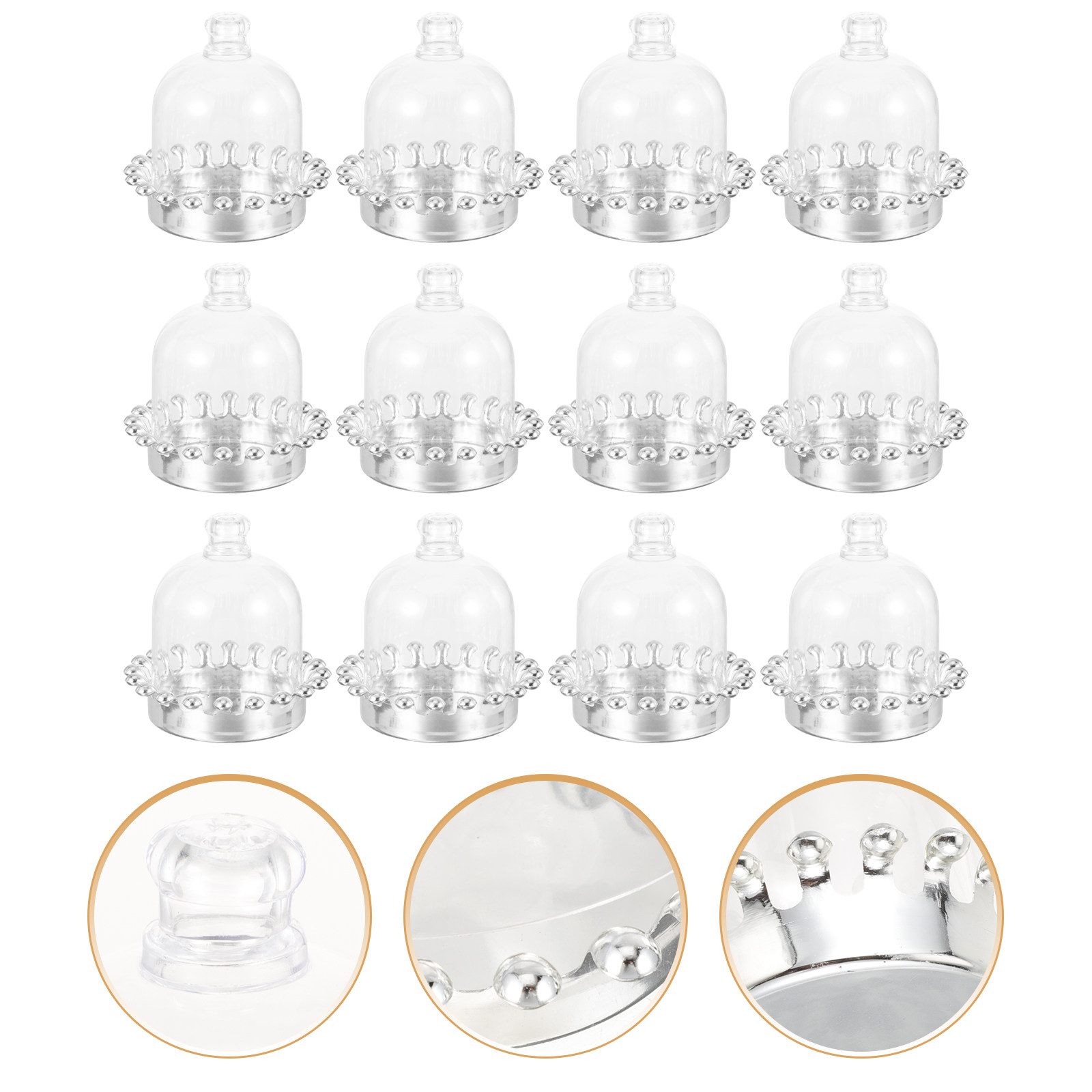 12 Stück Kuchenständer mit Kup – Plastic Dome Clear Bewertung und Preis