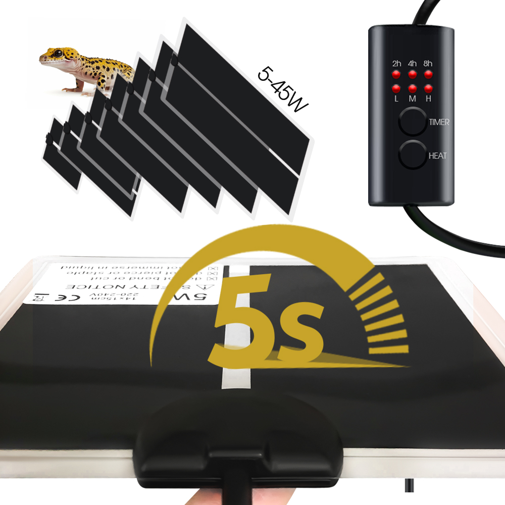 EU-Stecker 5-20w Reptilien ein – Heat Mat Seedling Bewertung und Preis